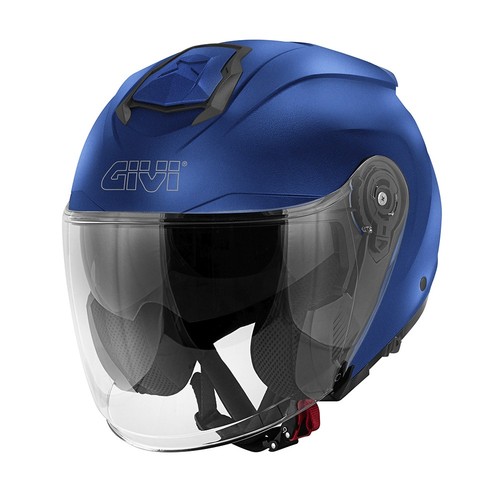 Casco jet x25b monocolore blu - casco,
